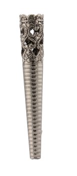 Hülse für Bärte und Federn Hutschmuck  Anstecker